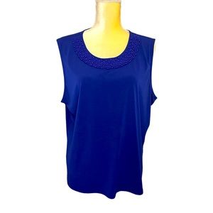 Kasper sleeveless top